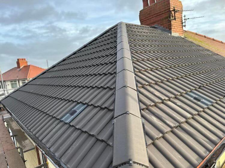 brand new roof tiles