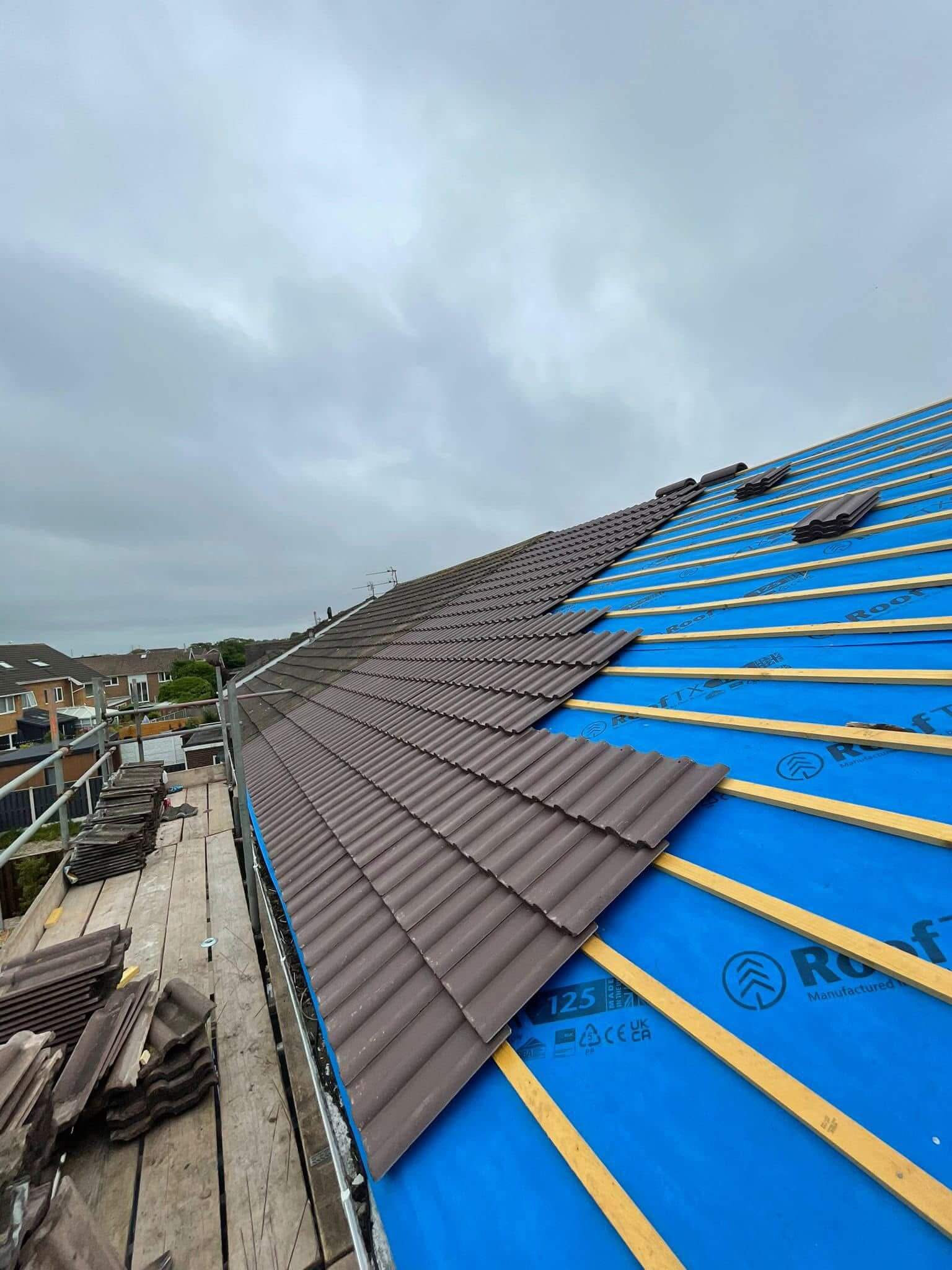 installing new roof